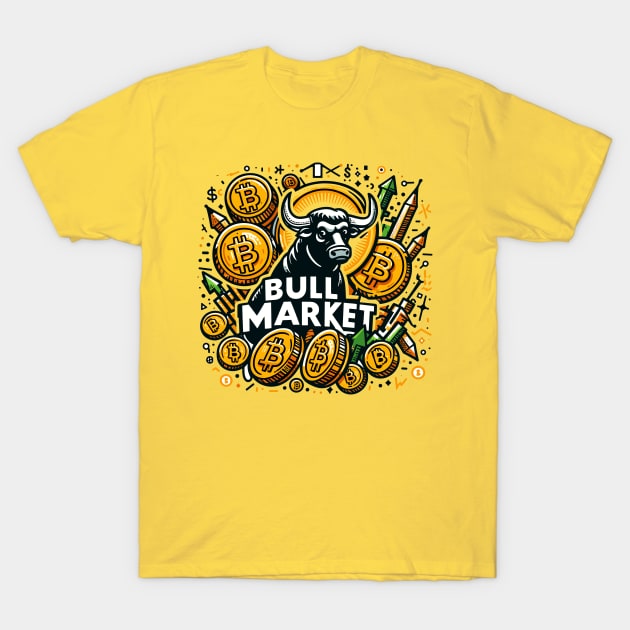 Cryptocurrency Bitcoin Bullmarket T-Shirt by Artilize